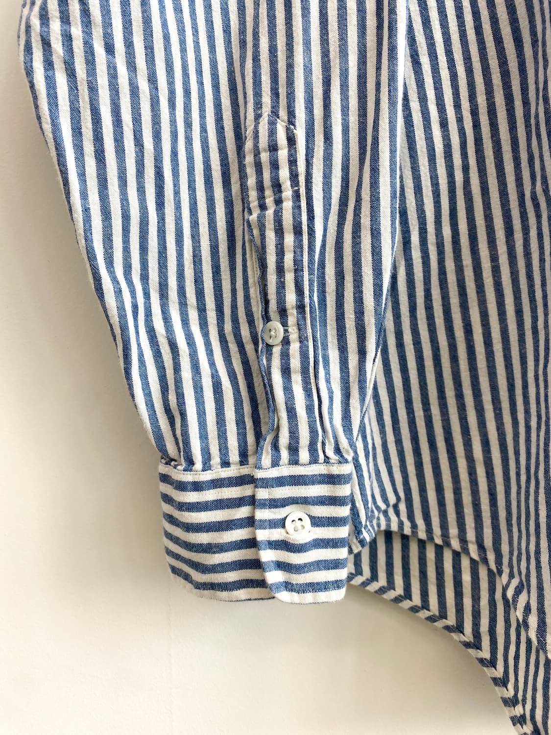 90‘s 폴로 랄프로렌 스트라이프 코튼 워크 셔츠 상품이미지6