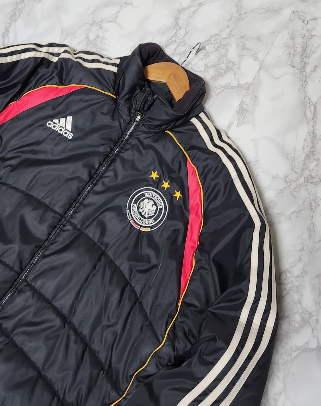아디다스 독일 국대 06-08 벤치 코트 패딩 자켓 상품이미지3