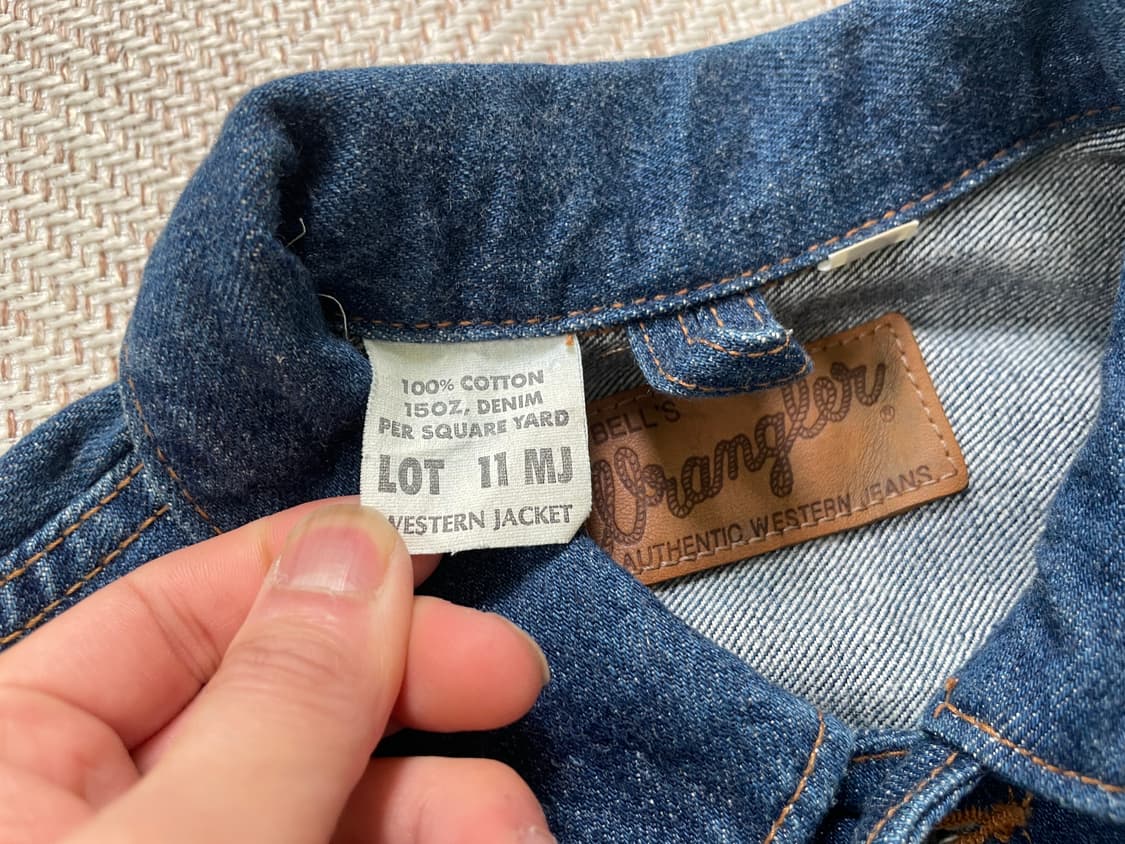 랭글러 M649 웨스턴 horse oack riders 데님자켓  상품이미지6