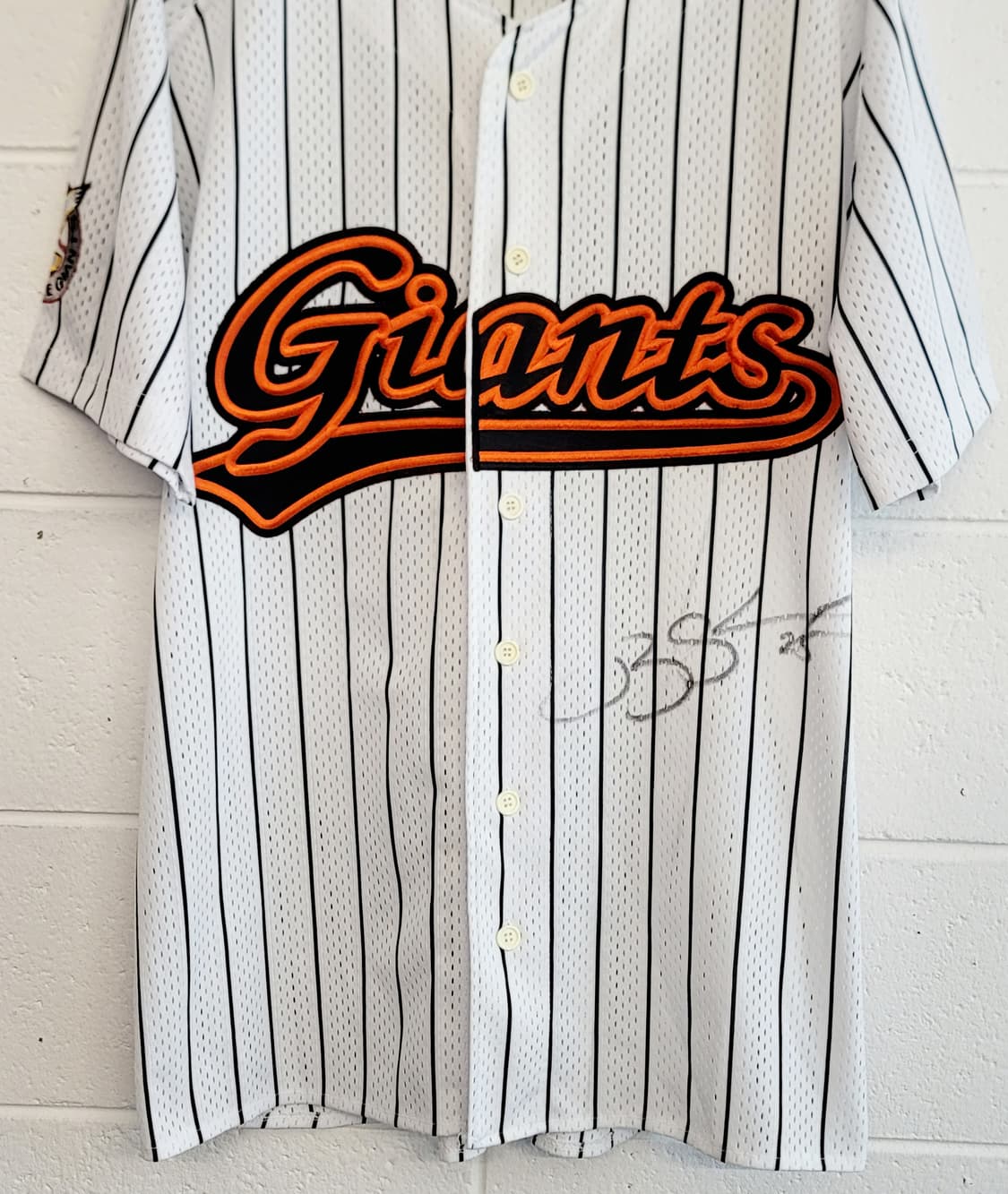 [105~슬림110] 네포스 롯데자이언츠 올드 홈 싸인 유니폼 판매 상품이미지4