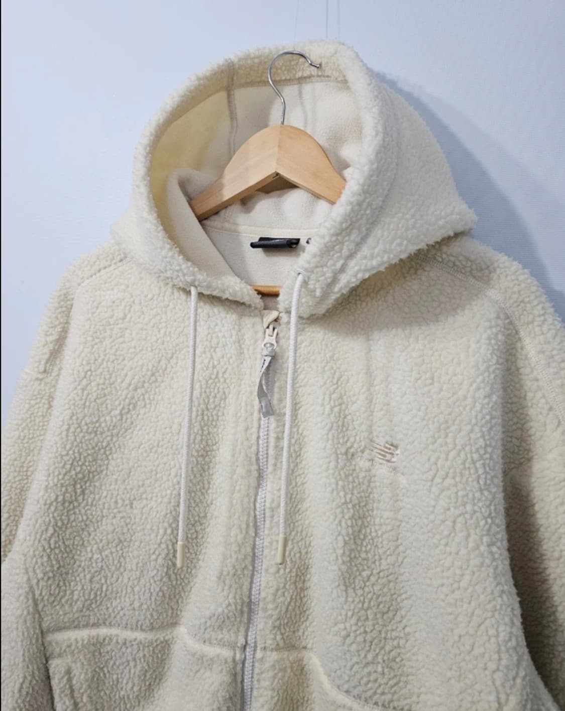 뉴발란스 후리스 뽀글이 후드집업 L(100) 상품이미지2