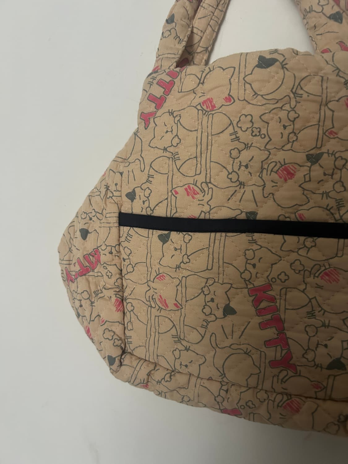 고양이 미니 퀼팅백  상품이미지3