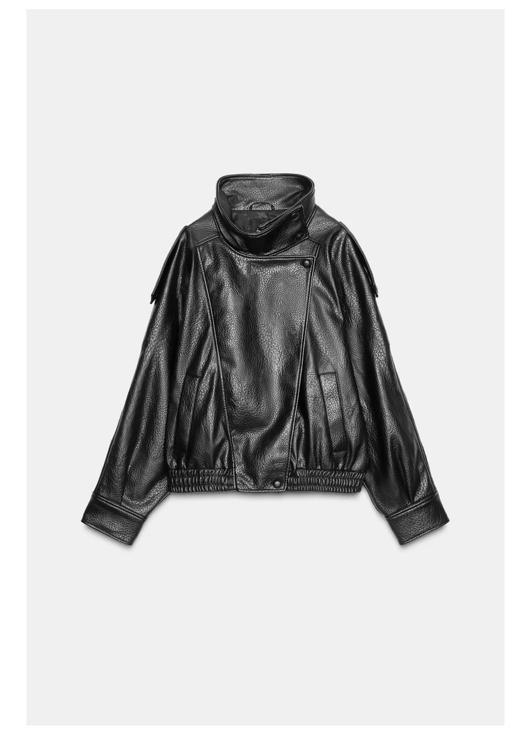 새상품)자라 페이크 레더 자켓 상품이미지1