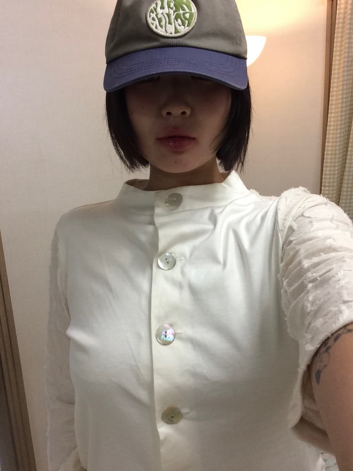 도트 물방울 자개 가디건 상품이미지1