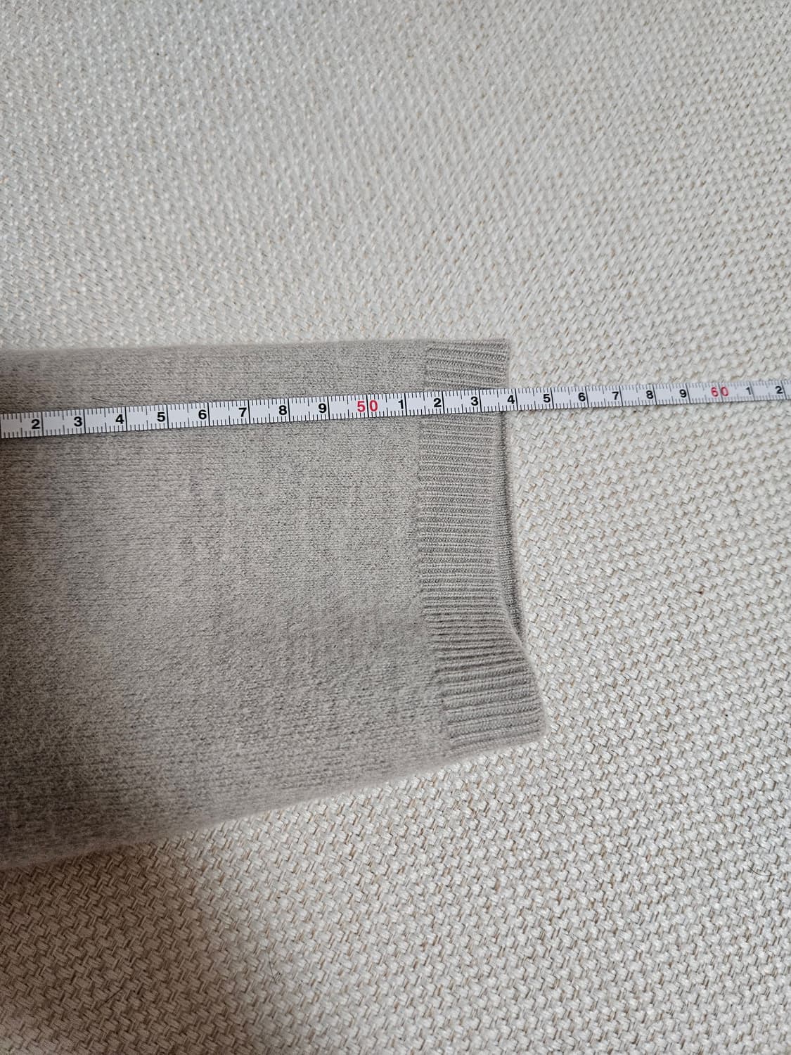 엘무드 세미오버 크롭 가디건 48사이즈 상품이미지7