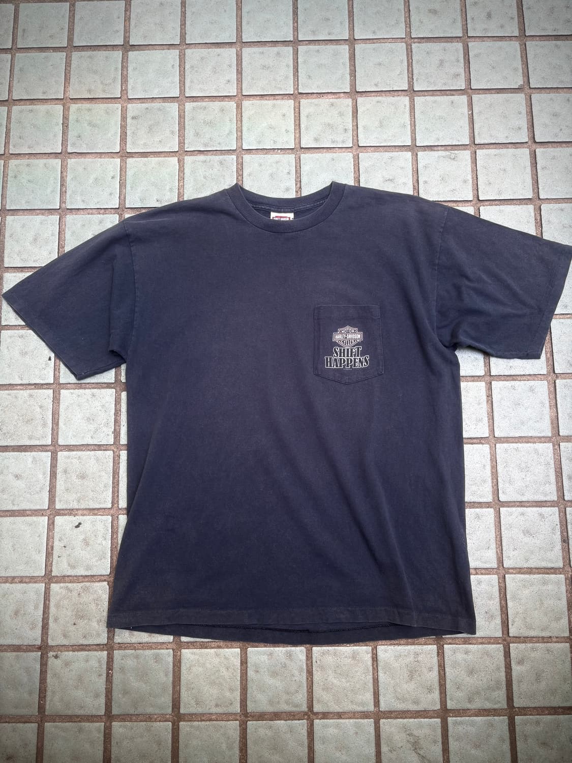 할리데이비슨 반팔티 네이비 XL 상품이미지3