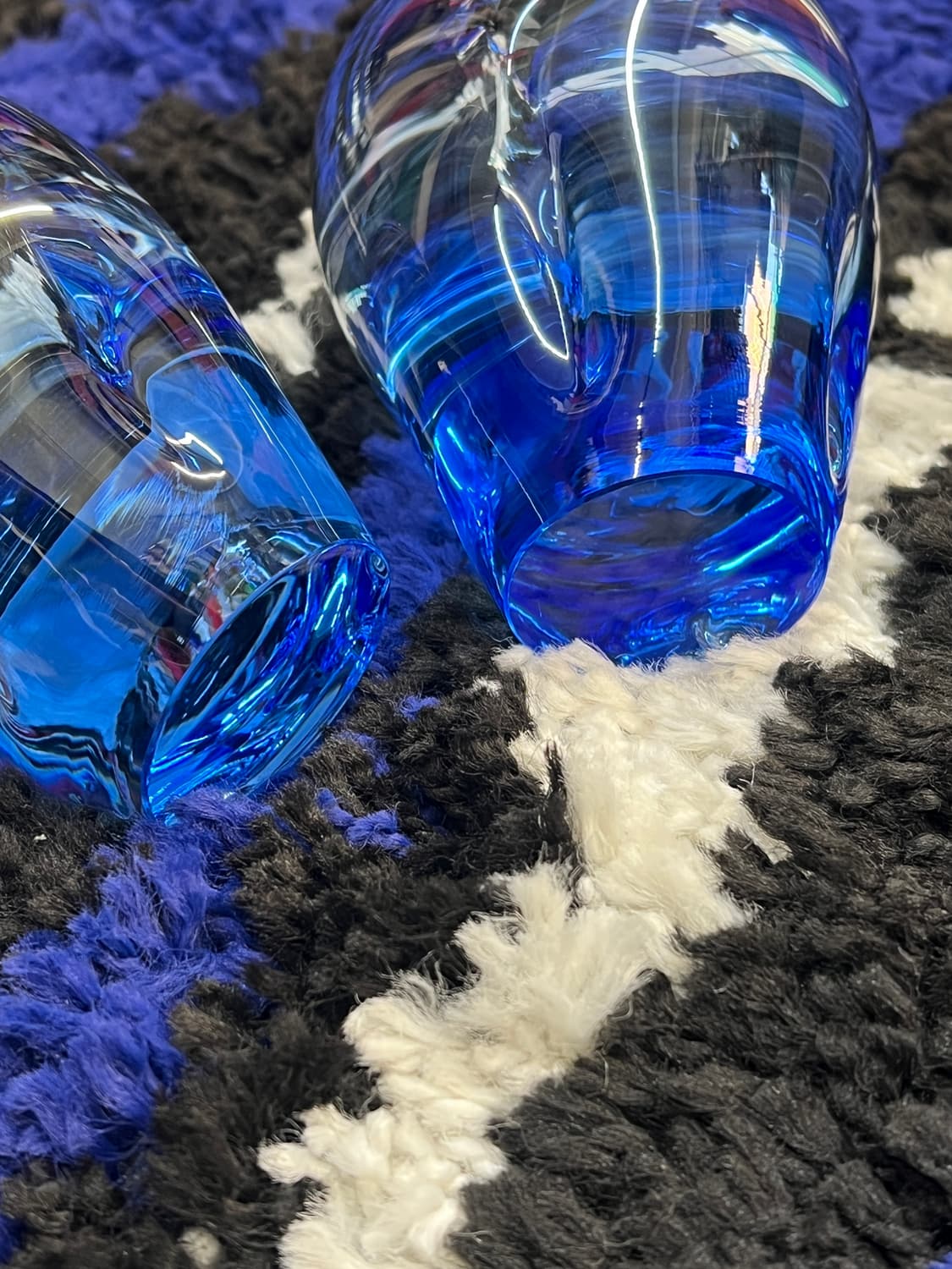 60s Cobalt Blue ZBS Glassworks Handcraft 상품이미지9