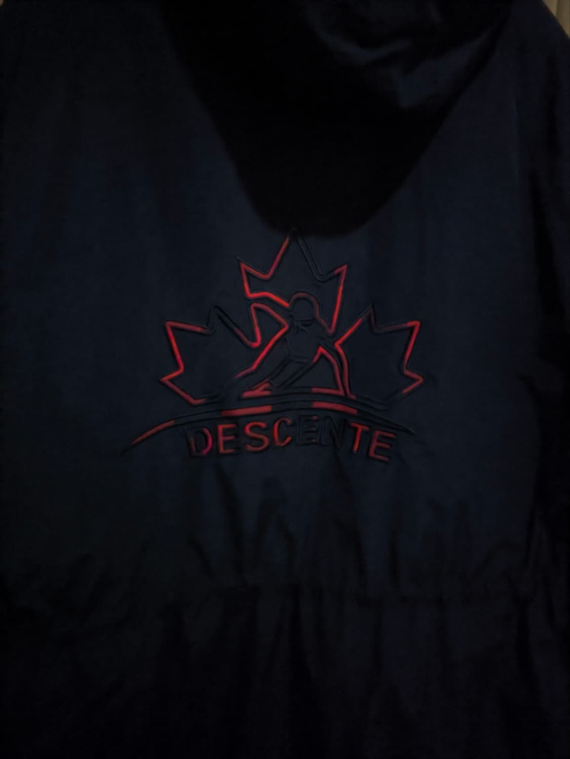 100 데상트 캐나다 스피드스케이팅 롱자켓 파카 상품이미지8