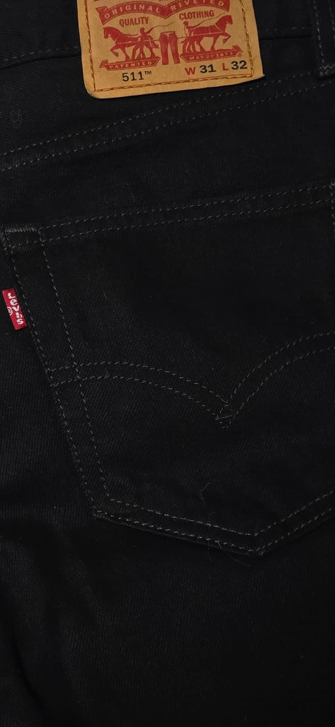 리바이스 511 블랙 데님진 W31 L32 상품이미지6