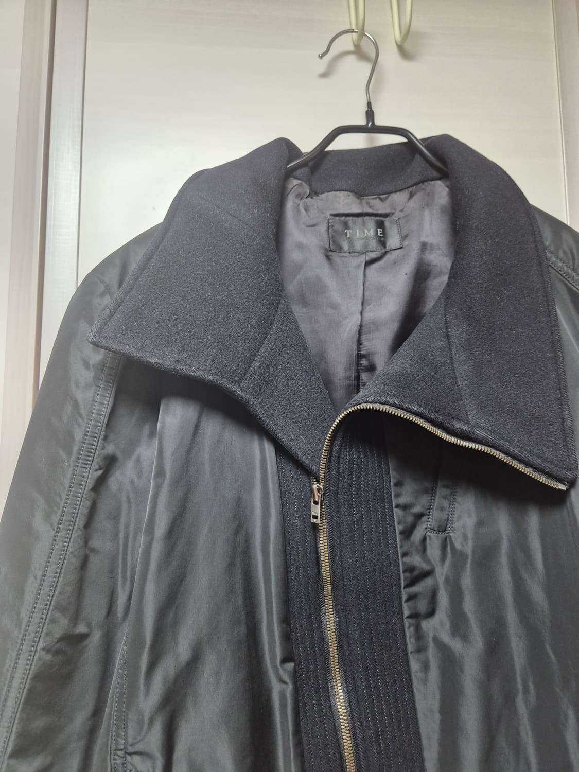 (정품) 타임 옴므 TIME 캐시미어 나일론 바이커 자켓 점퍼 105 상품이미지5