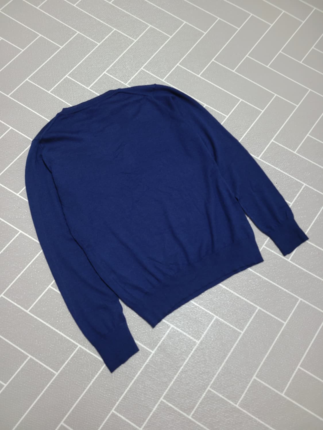 새상품) 무인양품 무지 라보 캐시미어 브이넥 니트 스웨터 L 상품이미지2