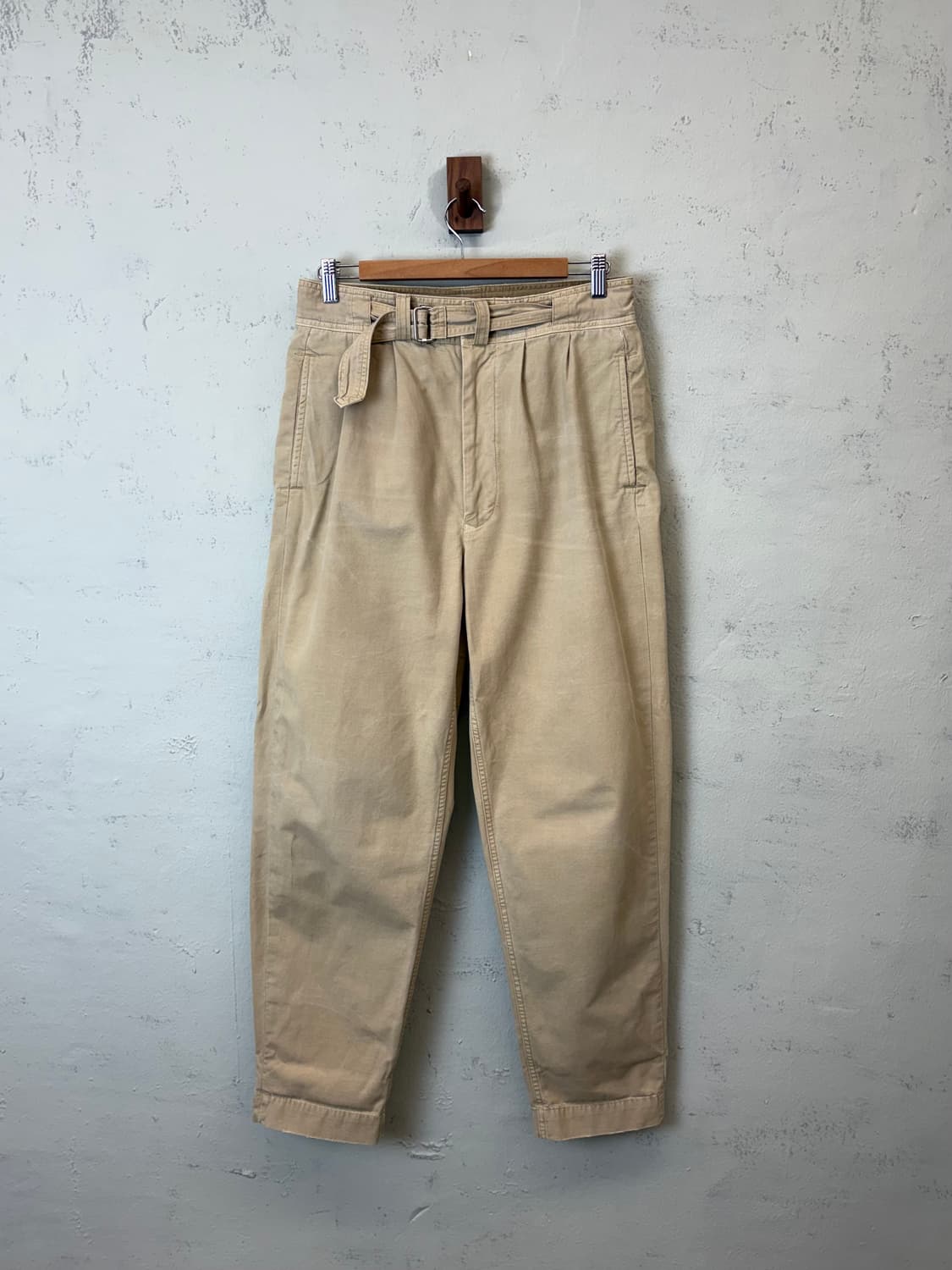 폴로랄프로렌 큐알라벨 릴렉스핏 플리츠 팬츠 상품이미지1