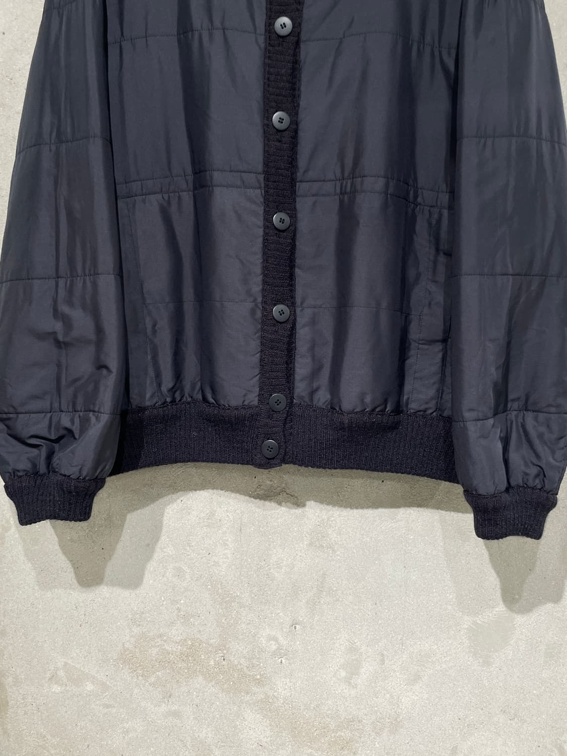 미쏘니 다크 브라운 앤 블랙 모헤어 리버시블 자켓 상품이미지7