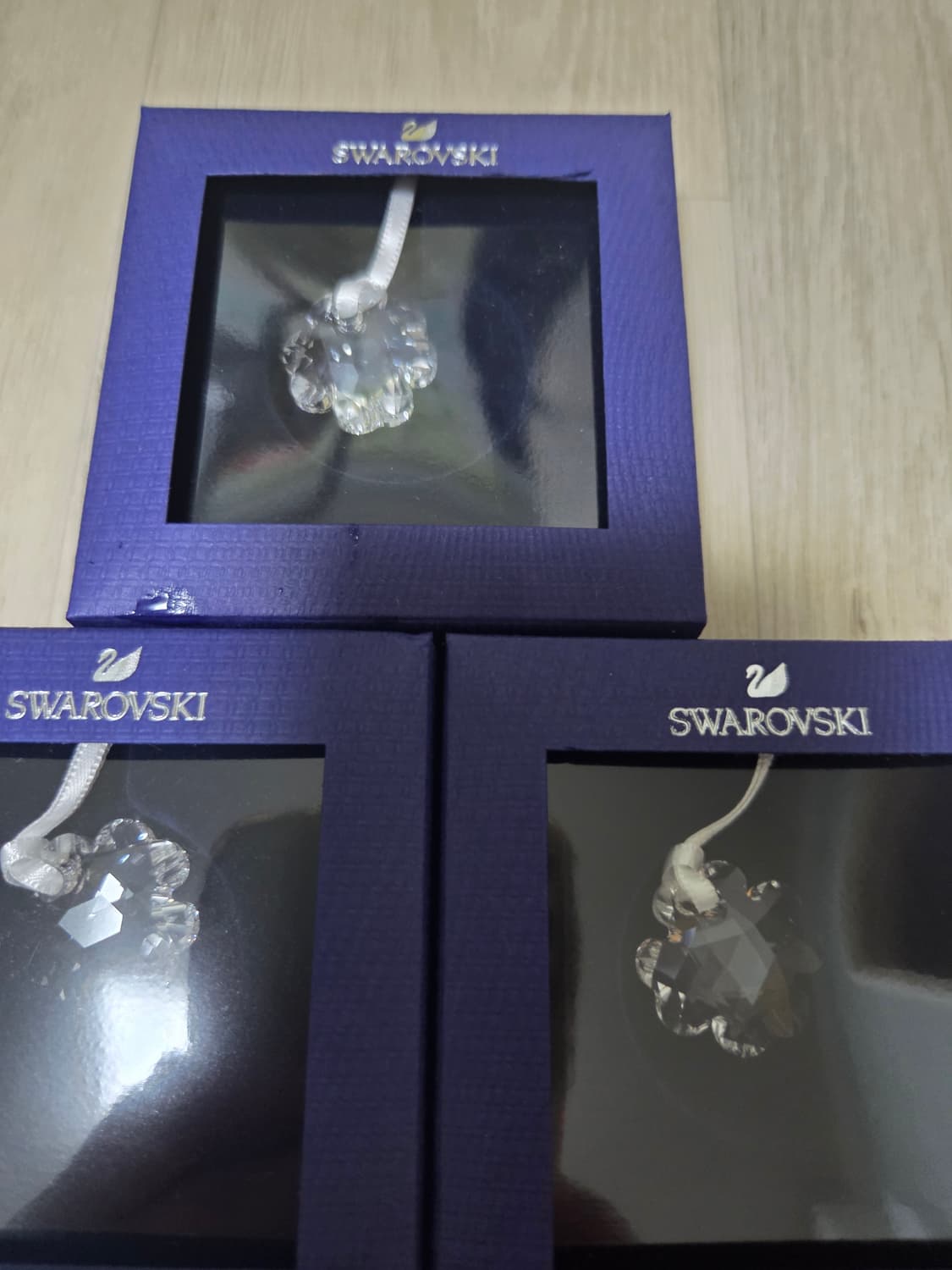 새제품 3개일괄)스와로브스키 크로버 오너먼트 3개 일괄 상품이미지6