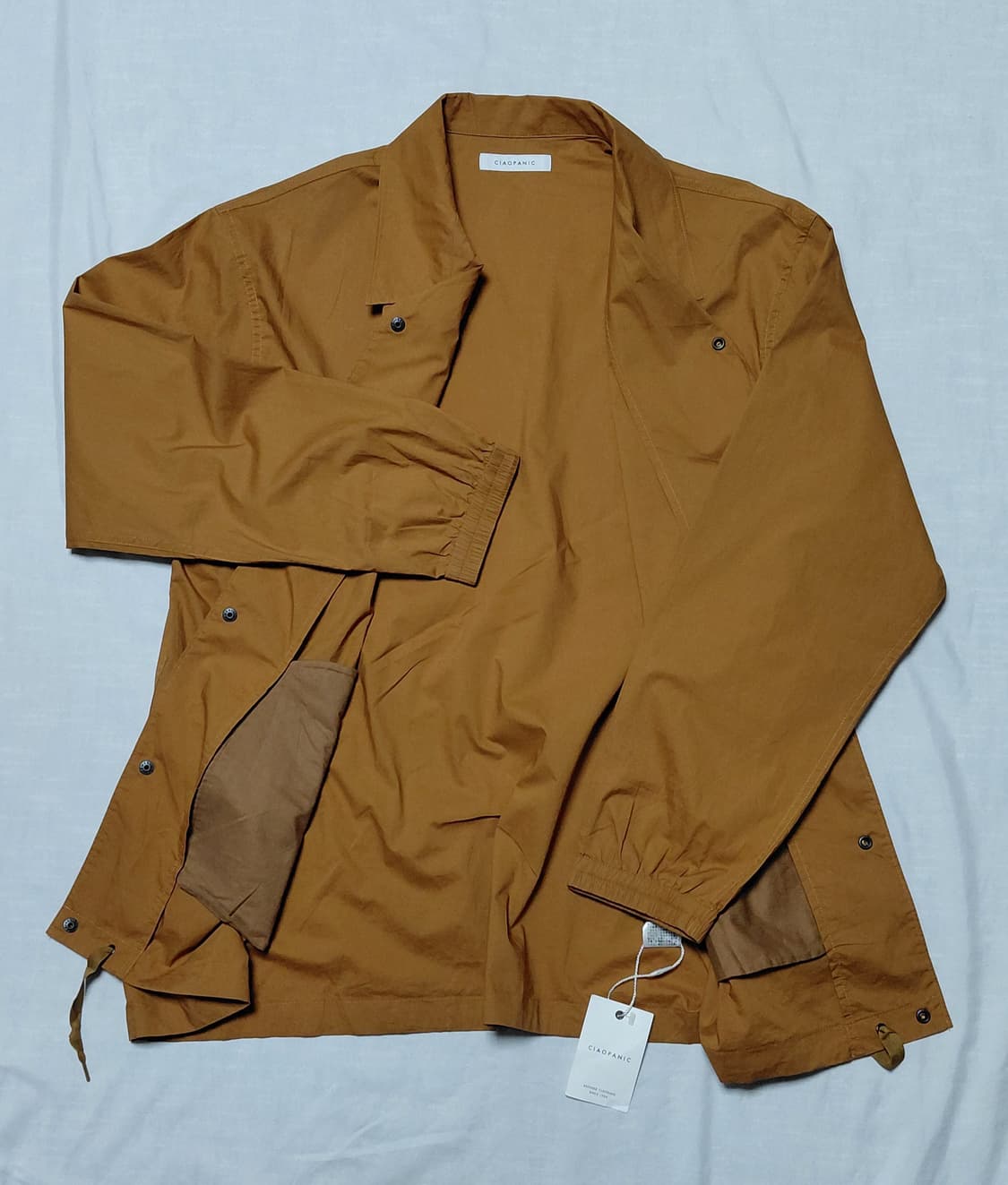 ​[L/새상품] 챠오파닉(CIAOPANIC) 오픈칼라 면 코치 자켓 상품이미지6