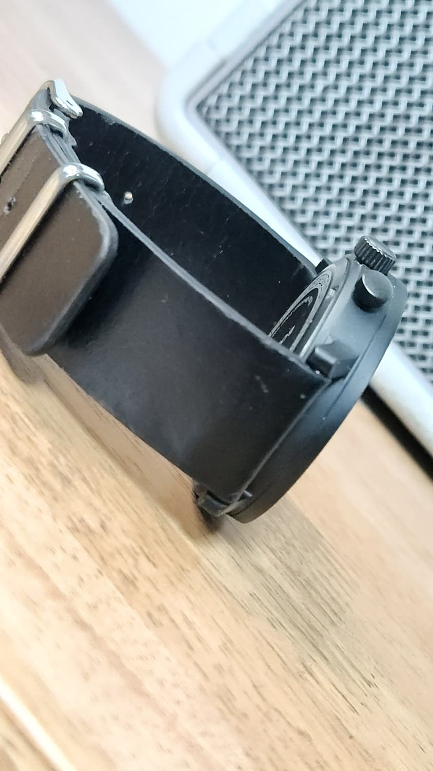 # 수제작 에보니나무 우드 핸드메이드 크로노시계 급처 상품이미지6