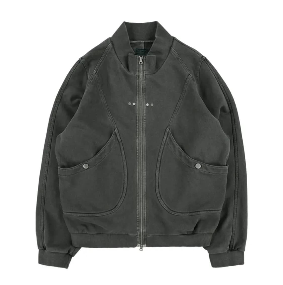 TCM vintage jersey zip-up khaki 상품이미지1