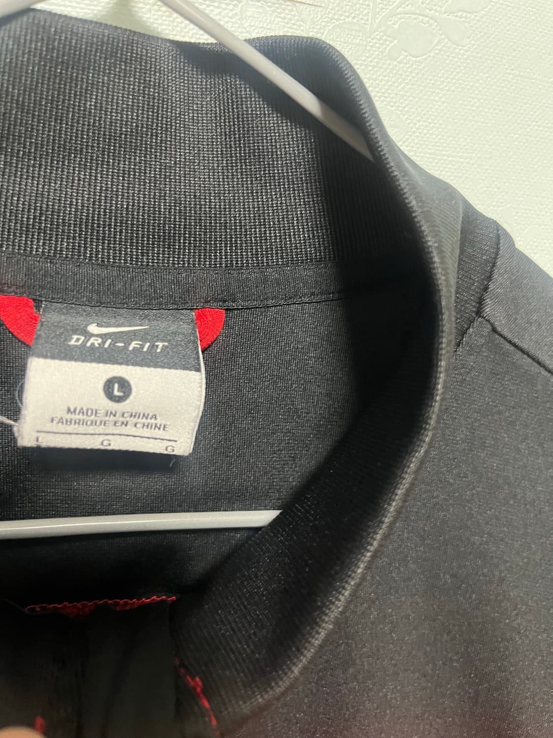 나이키 드라이핏 블랙/레드 집업 자켓 상품이미지7