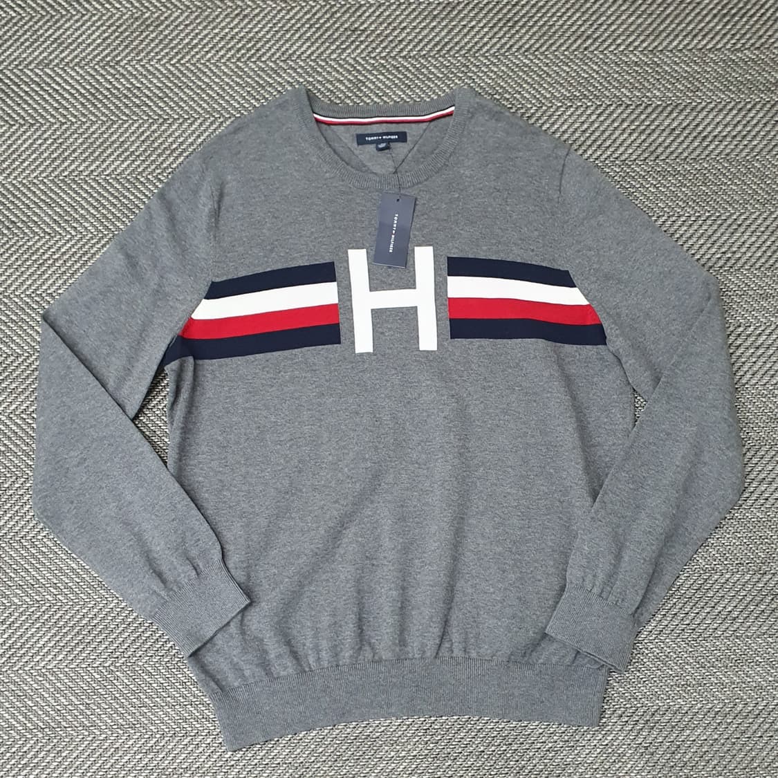 미착용 타미힐피거 면니트 남자105~110 상품이미지1