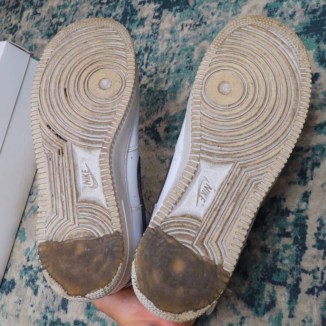 Supreme 나이키 x 슈프림 에어포스 1 하이 화이트 풀박스 정품 상품이미지5