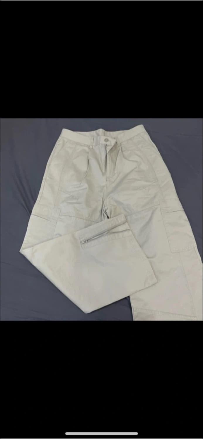 [L] 인템포무드 패널 바이오워싱 카고팬츠_샌드그레이,와인 상품이미지1