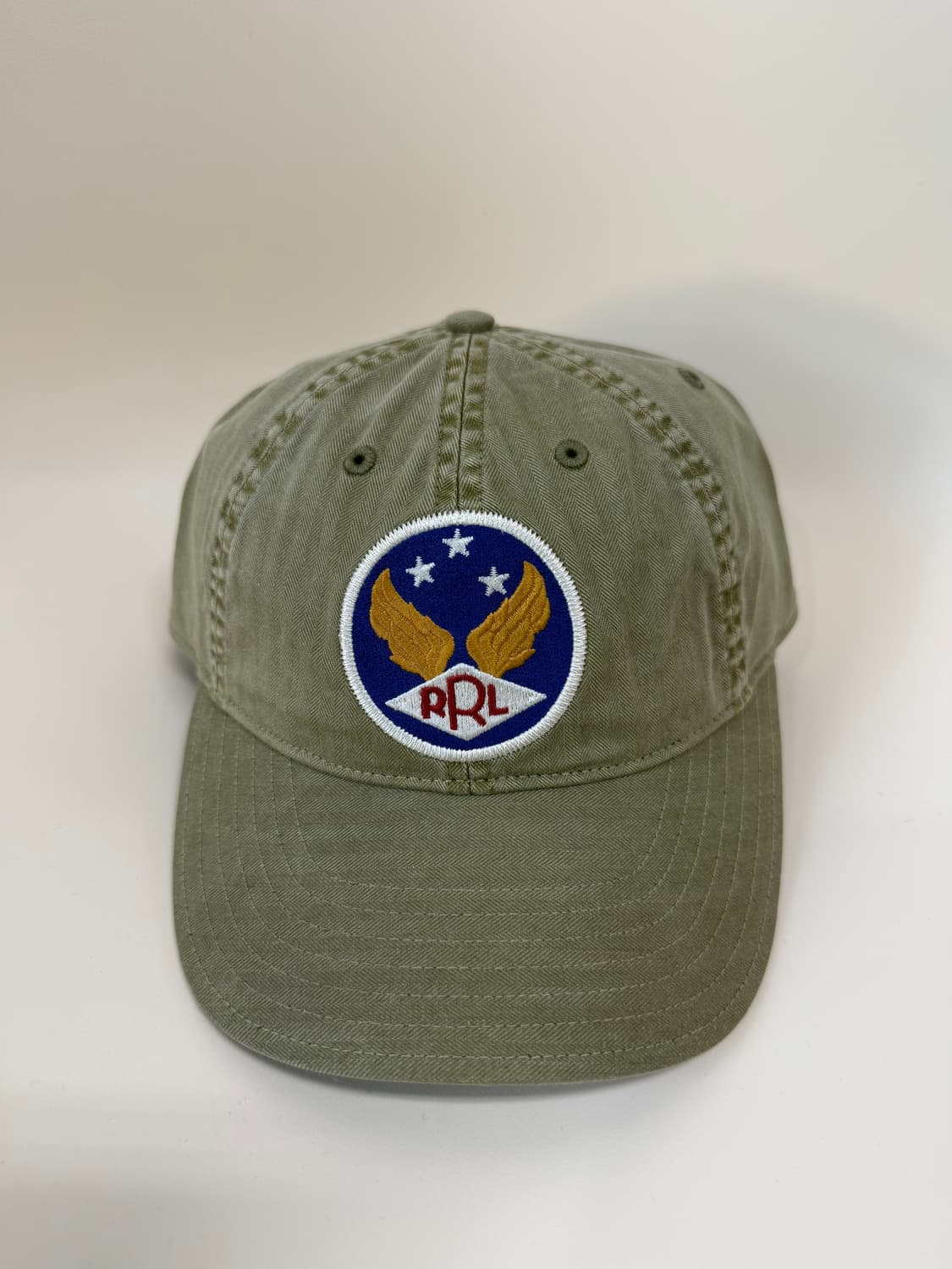 더블알엘 가먼트 다잉 6패널 볼캡 그린 상품이미지2