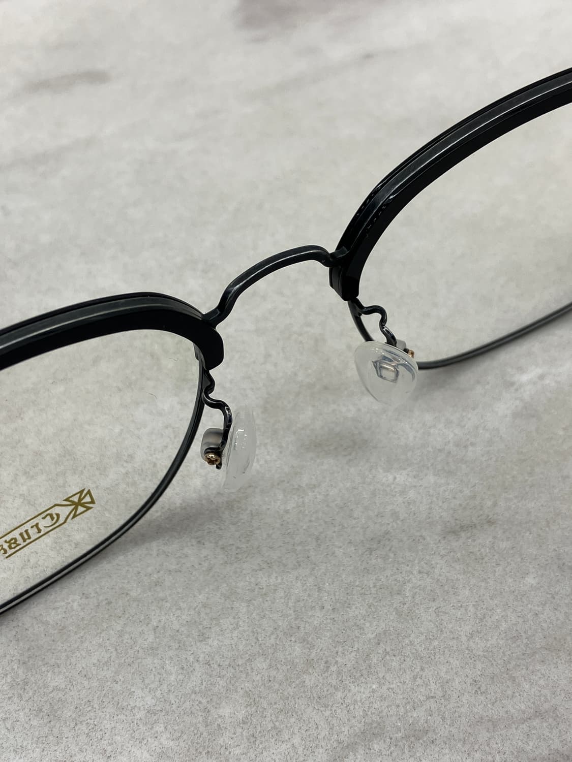 B33 크루세이드 Crusade 블랙 스틸 하금테 안경(14g) 상품이미지4