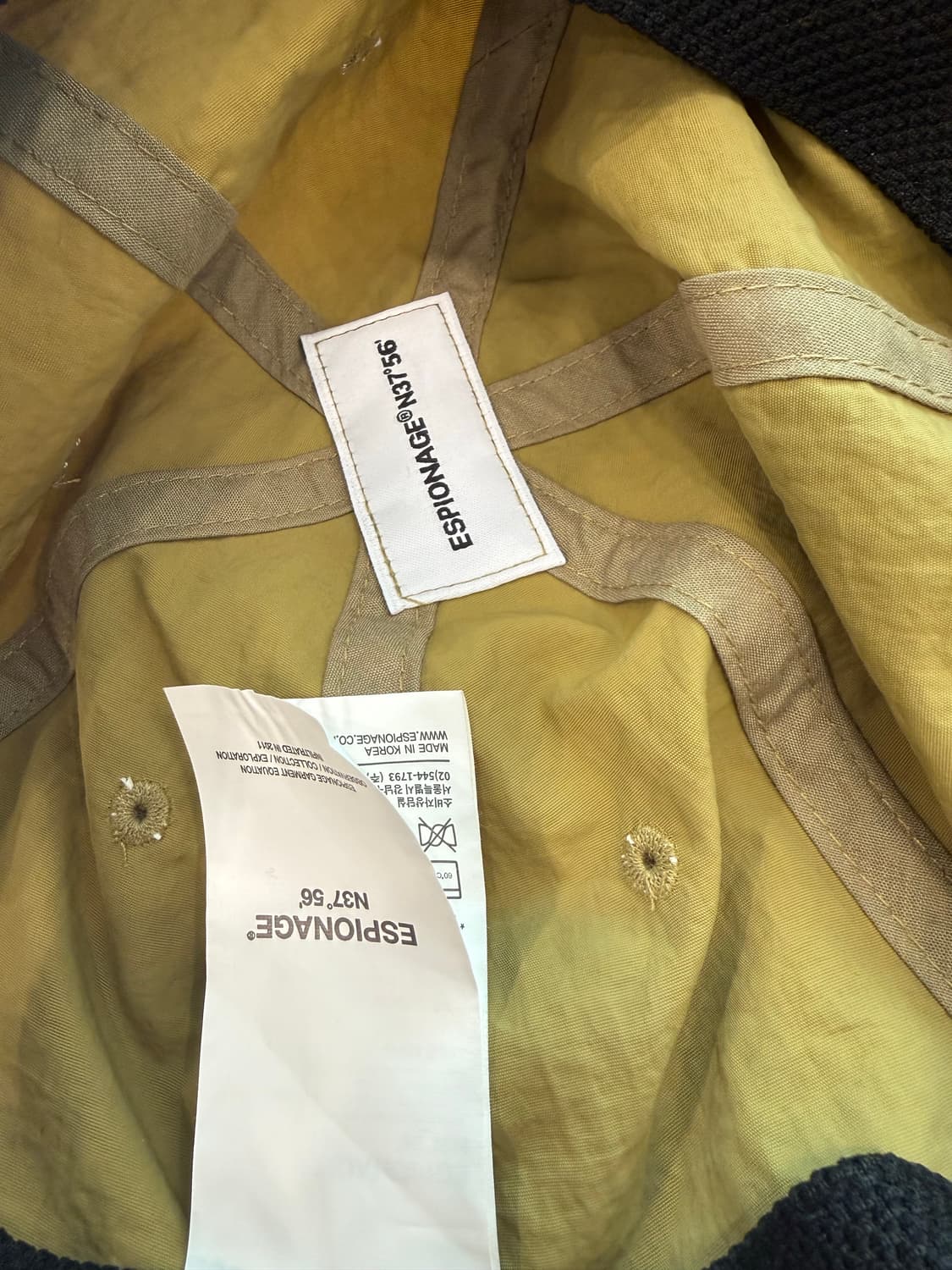 에스피오나지 나일론 캡 올리브 그린 상품이미지3