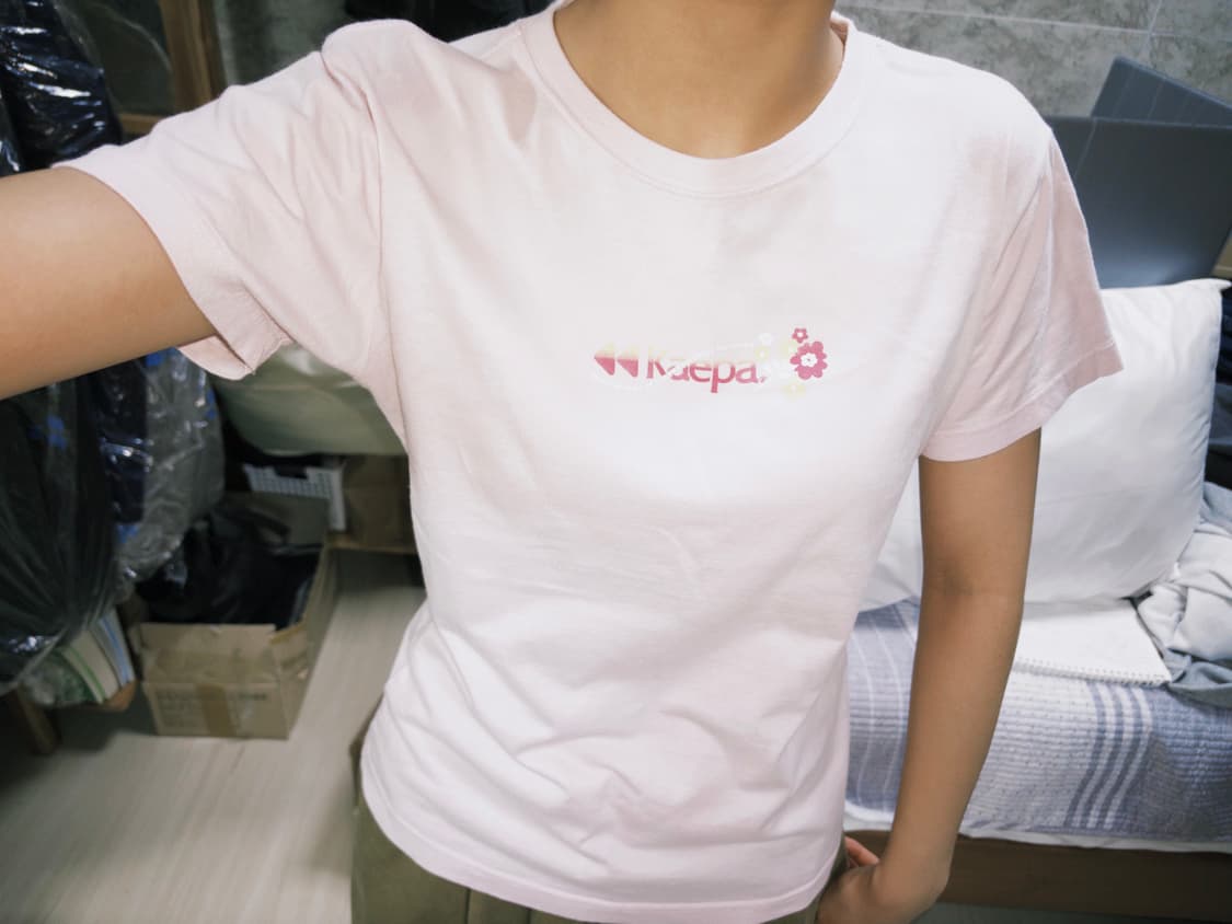 Kaepa 반팔티 베이비핑크 상품이미지3