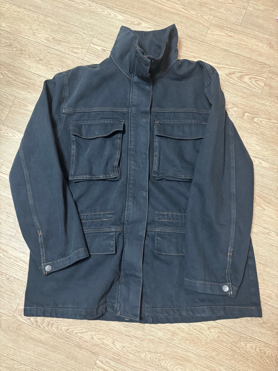 자라 스티치 포켓 데님 자켓 L 상품이미지3