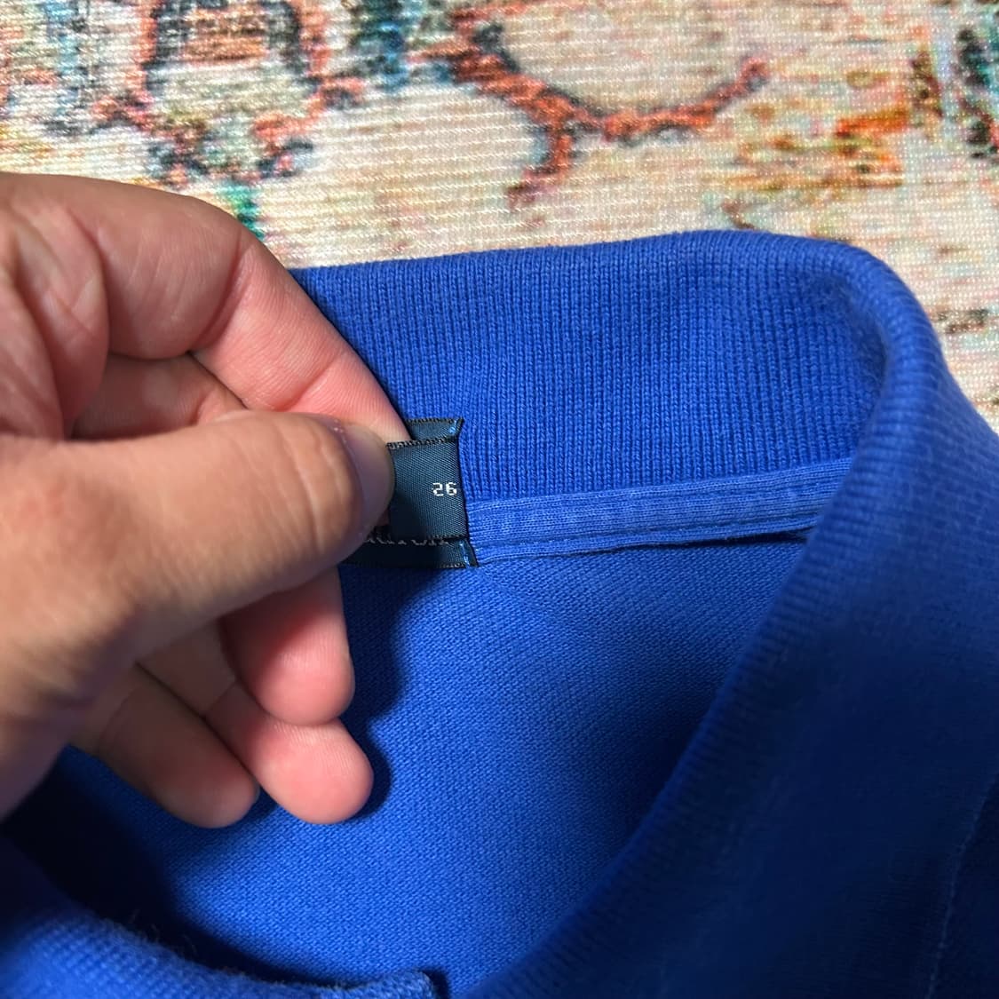 [L] 폴로 랄프로렌 블루 카라 반팔  상품이미지4