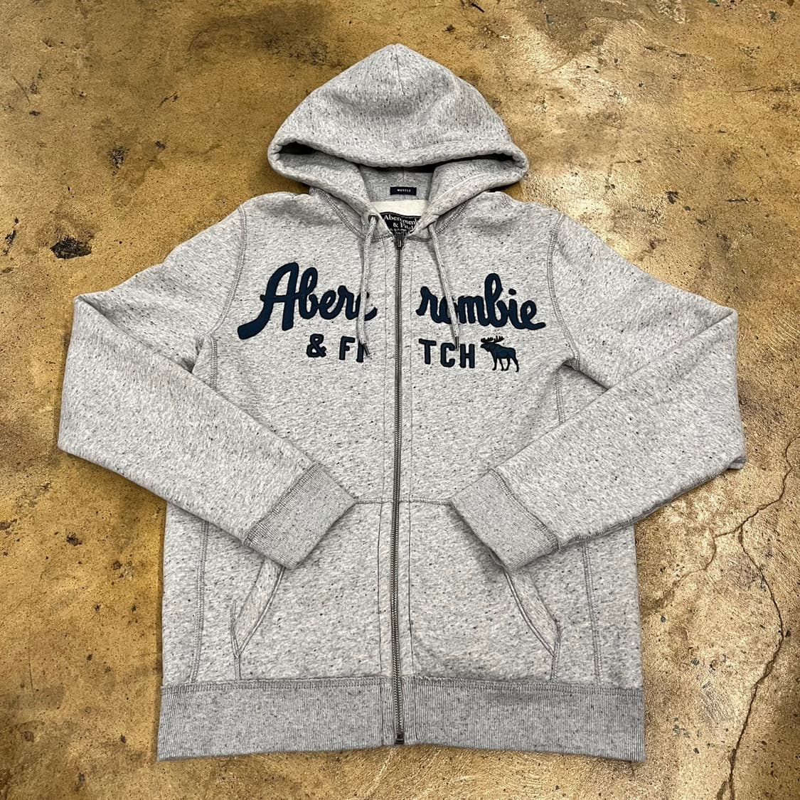 아베크롬비 그레이 후드집업 상품이미지2