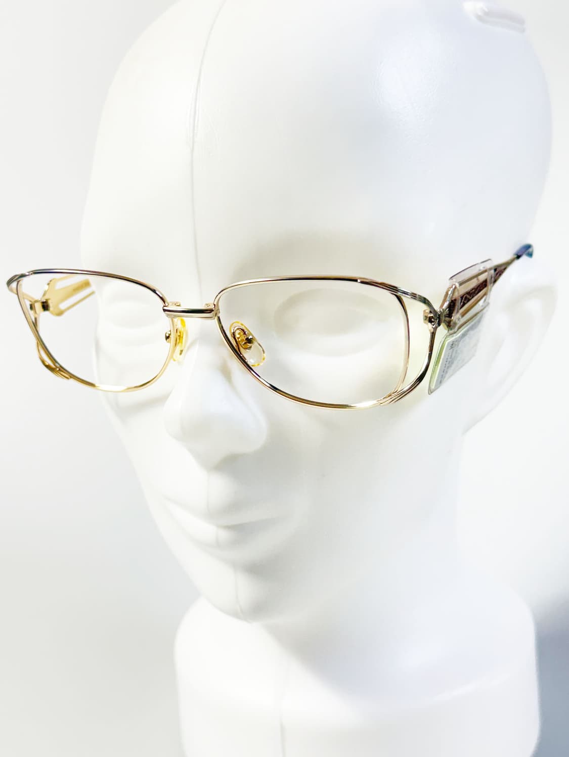 90s WORLD COLLECTION 골드 슬림 스퀘어 빈티지 안경 상품이미지9