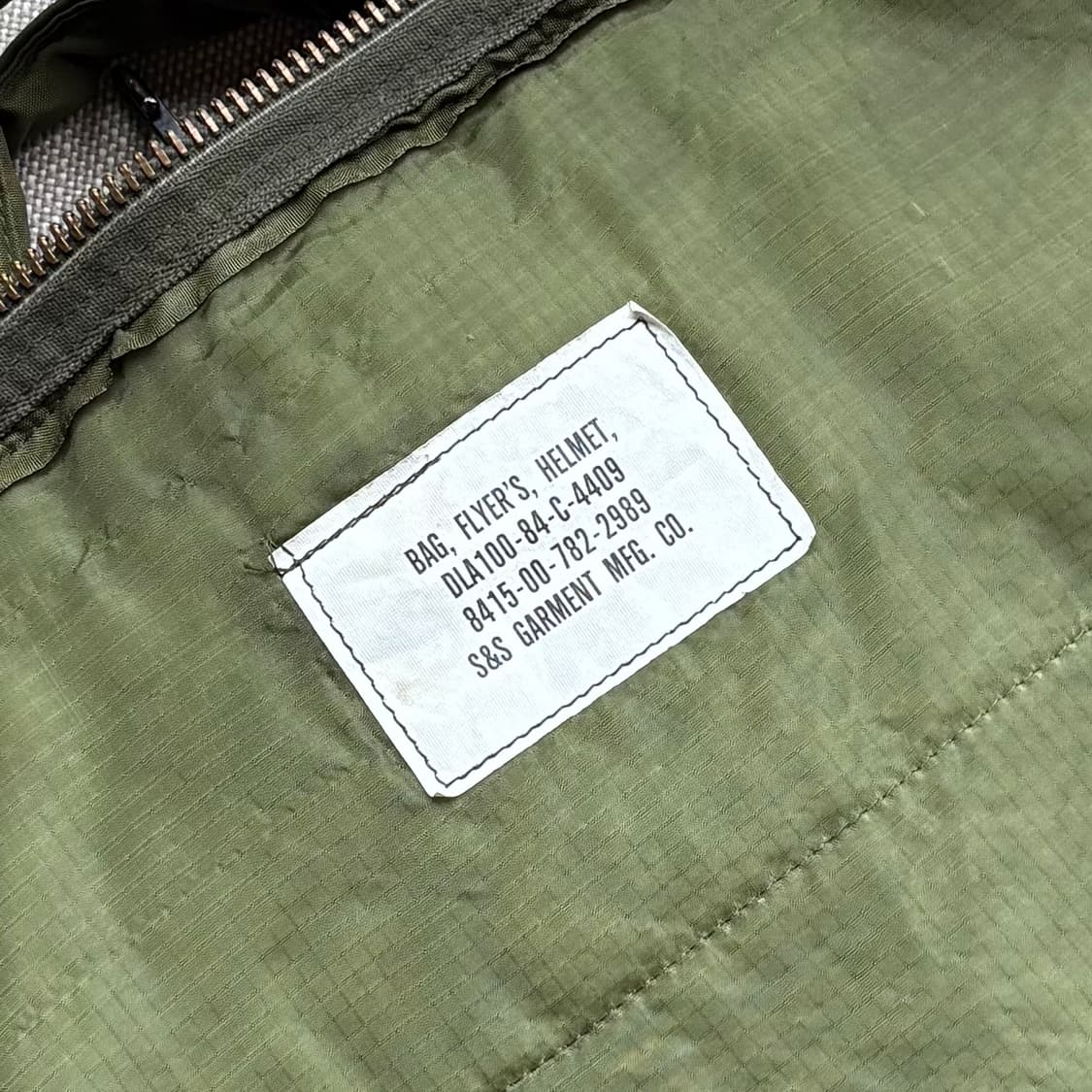 80s USAAF OG 헬멧백  상품이미지8