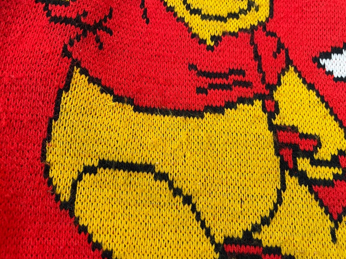 8~90s 빈티지 피글렛 x 곰돌이 푸 니트  상품이미지2