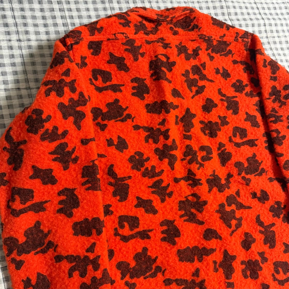 (M) ERL 이알엘 레오파드 울 셔츠 상품이미지5