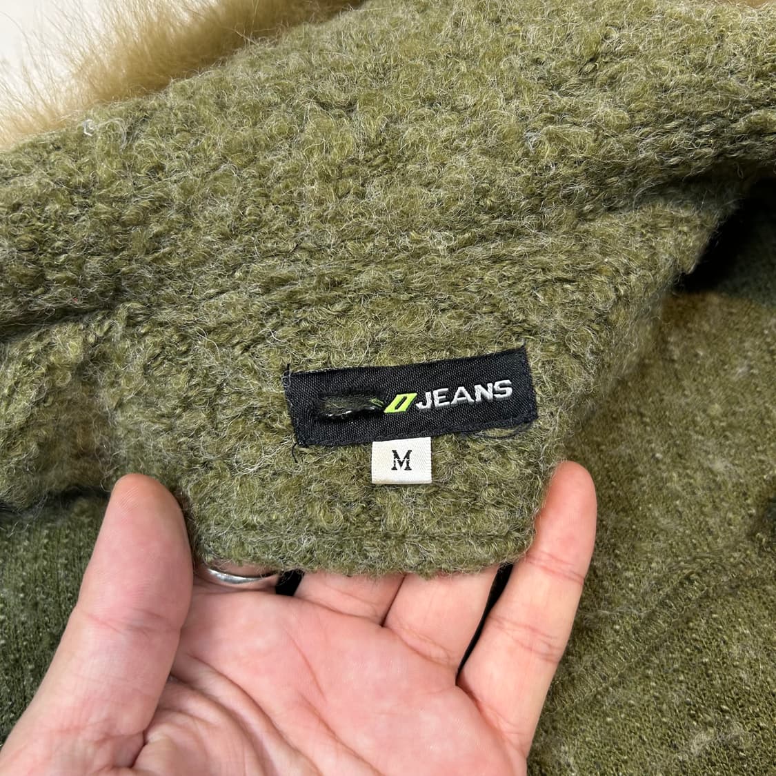 M) Y2K 페어리 그런지 퍼 트리밍 가디건 재킷 상품이미지8