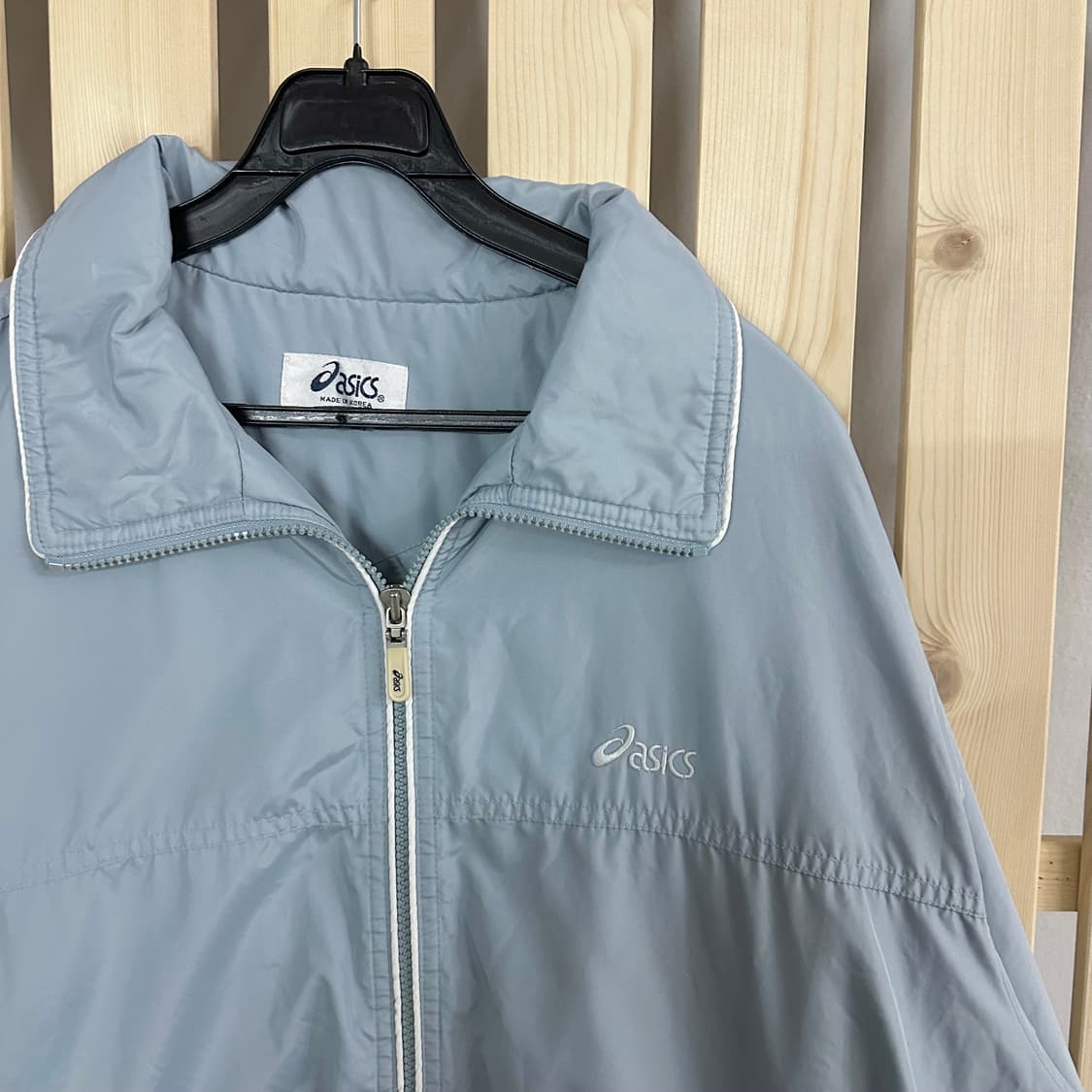 (XL) 아식스 스카이블루 바람막이 자켓 상품이미지5