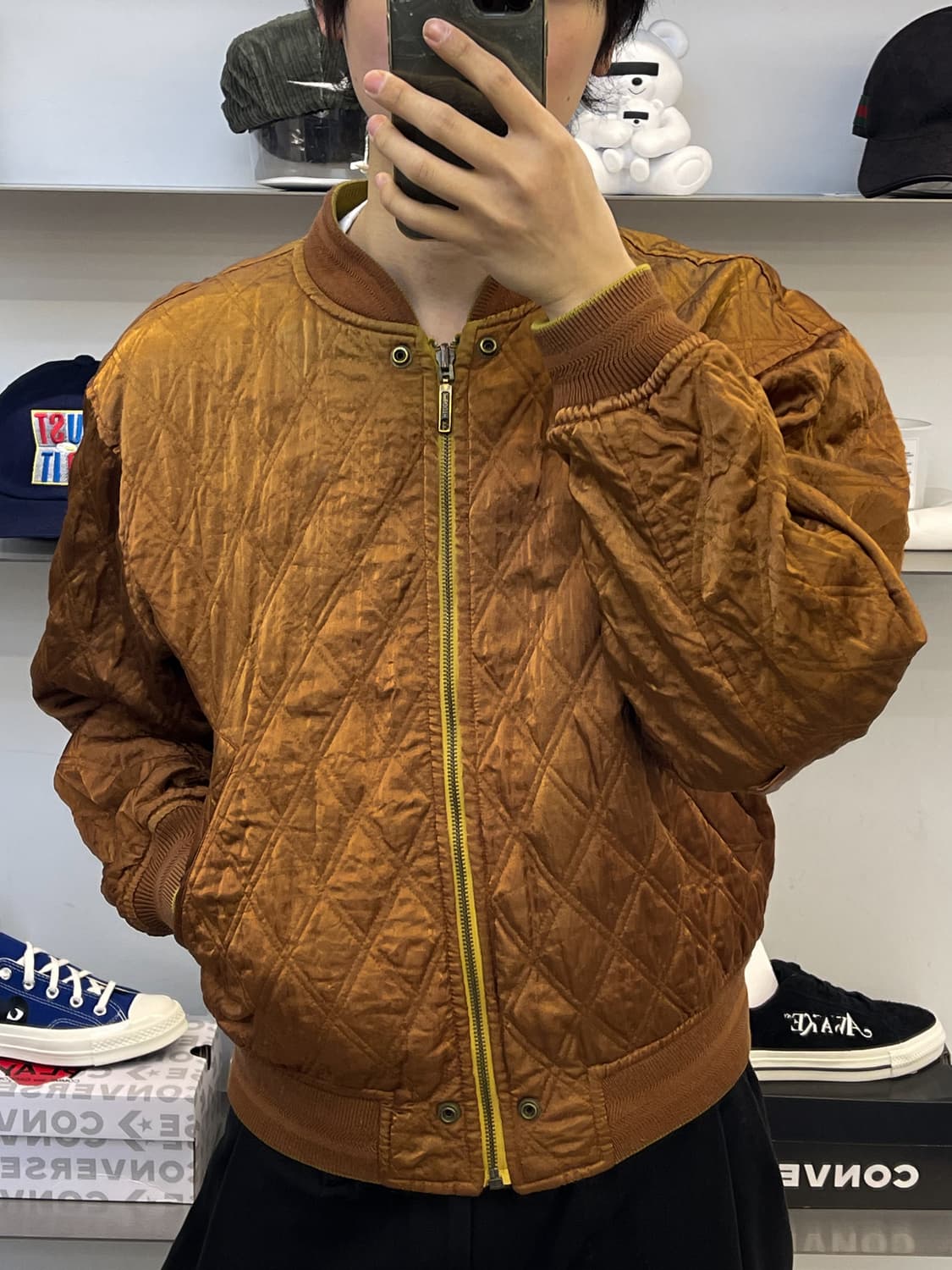 2nd Booth 90s 리버시블 퀼티드 블루종 상품이미지2