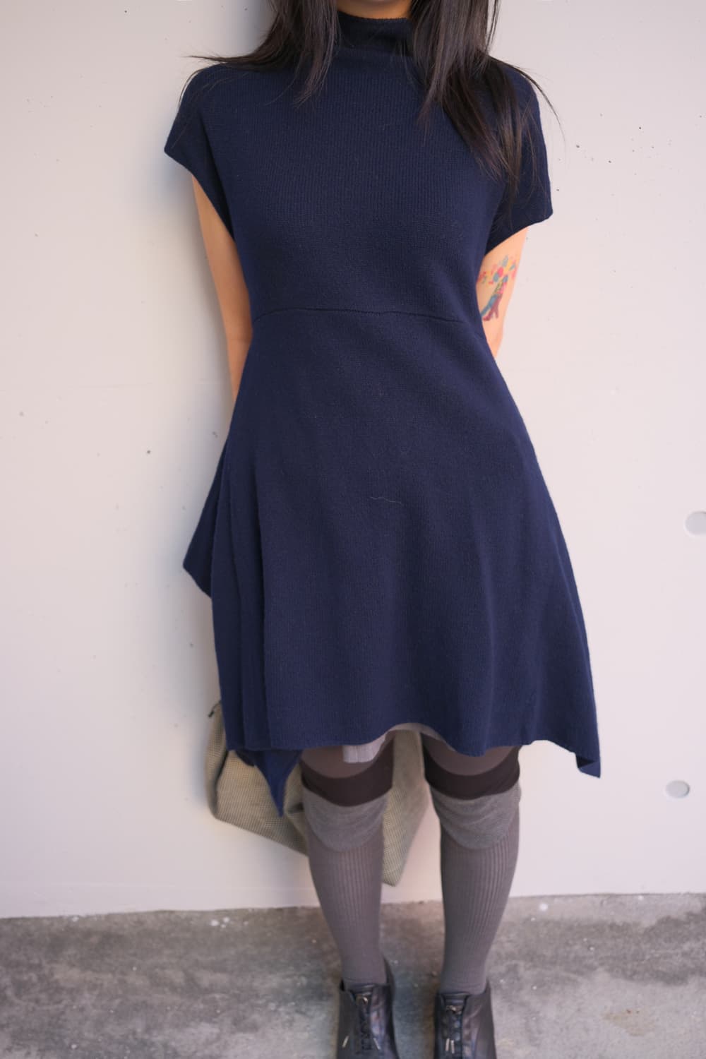 Flare high neck knit top 상품이미지2