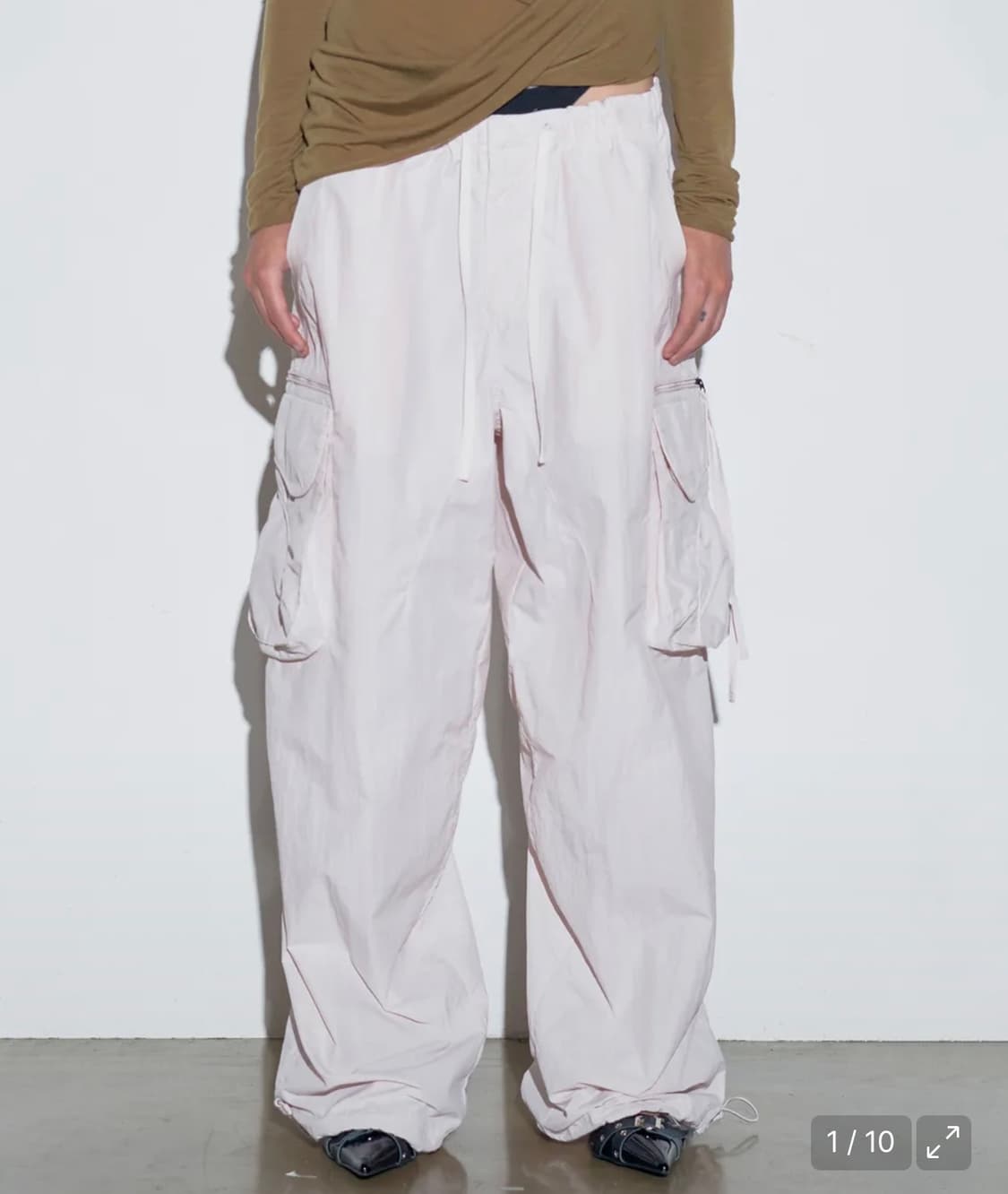Parachute Cargo Pants Ballerina Pink 상품이미지1