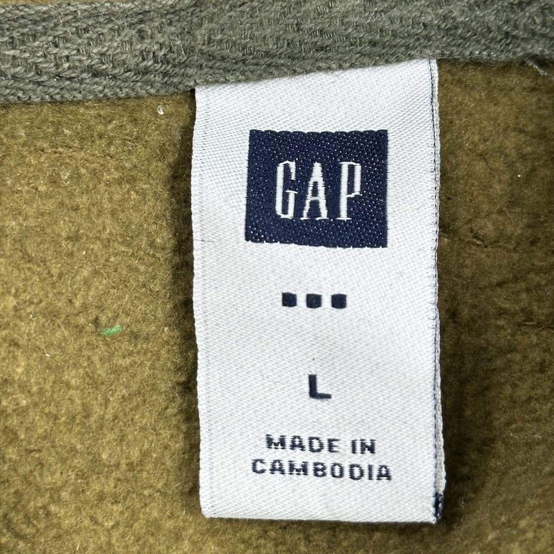 GAP 갭 오리지널 빅로고 카모 박시핏 후드티 L 상품이미지5