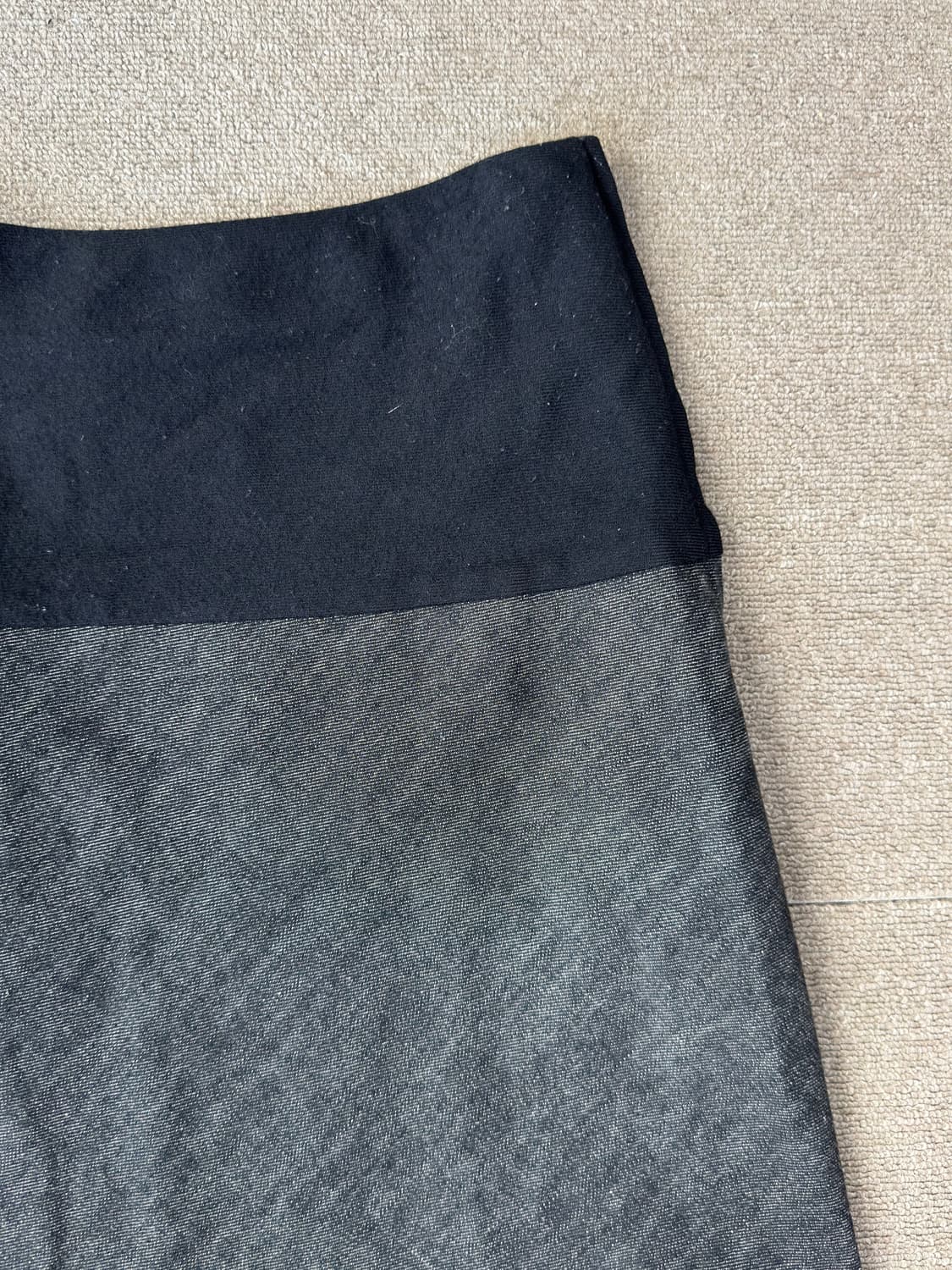 트리콧 꼼데가르송 데님 비즈 스커트 상품이미지2