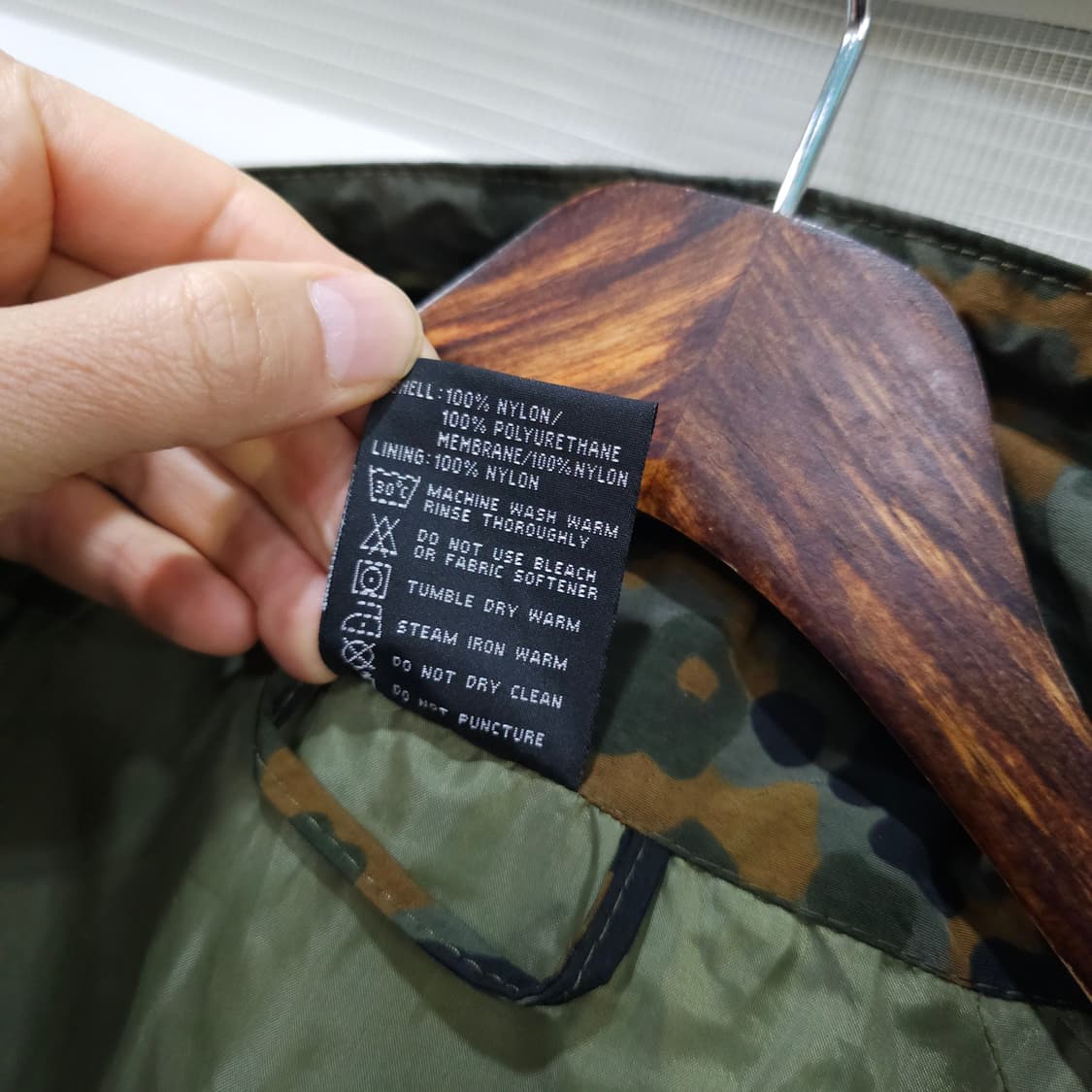 밀텍(Mil-Tec) 독일군 플렉탄 카모 방수 자켓- M-L 정도 상품이미지10