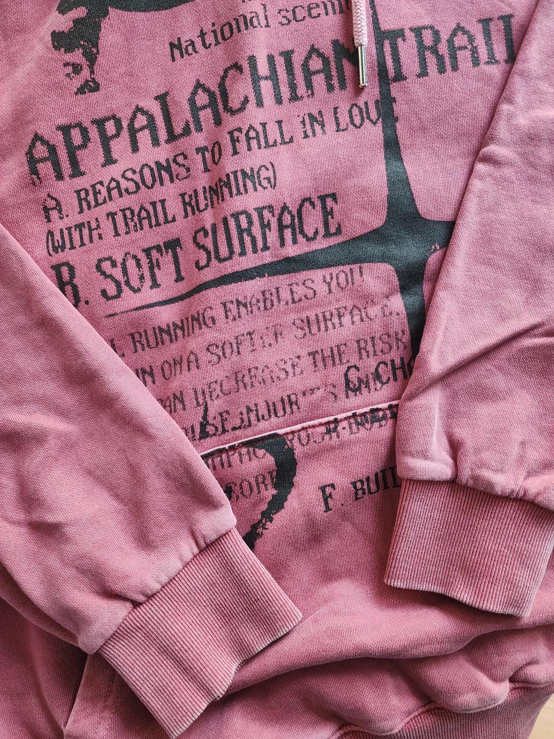 트래블 리즌 트레일 후드티 상그리아 레드 L 상품이미지4