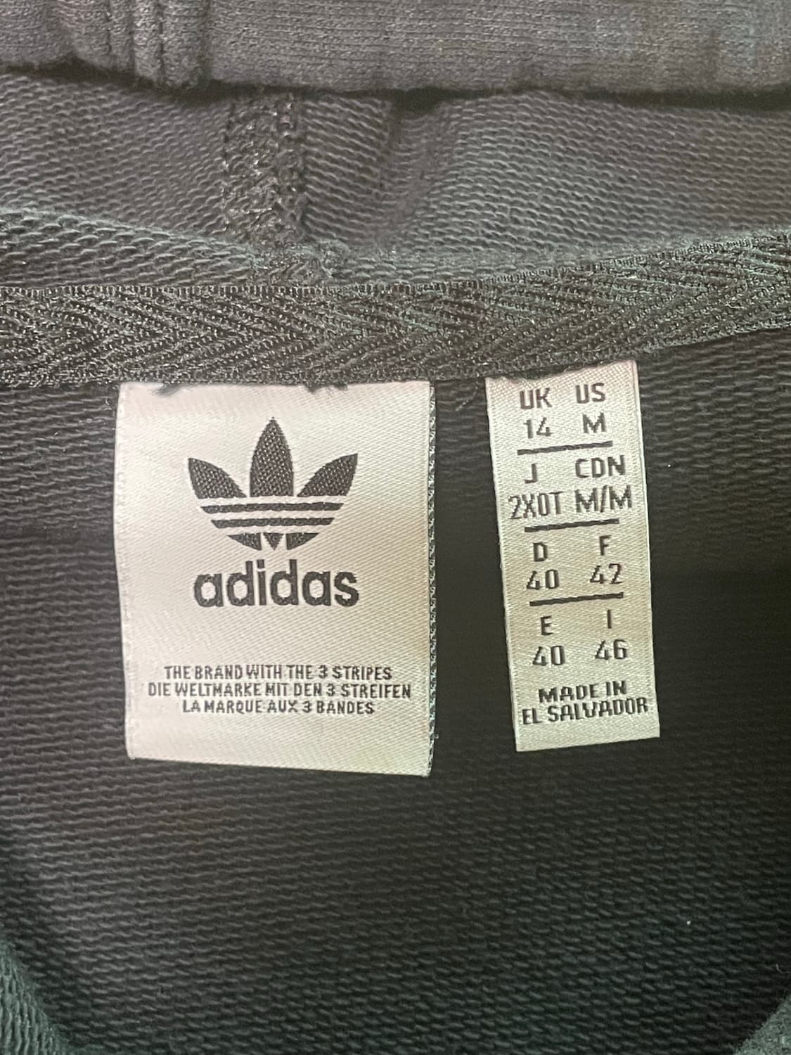 아디다스 크롭 후드티 상품이미지2