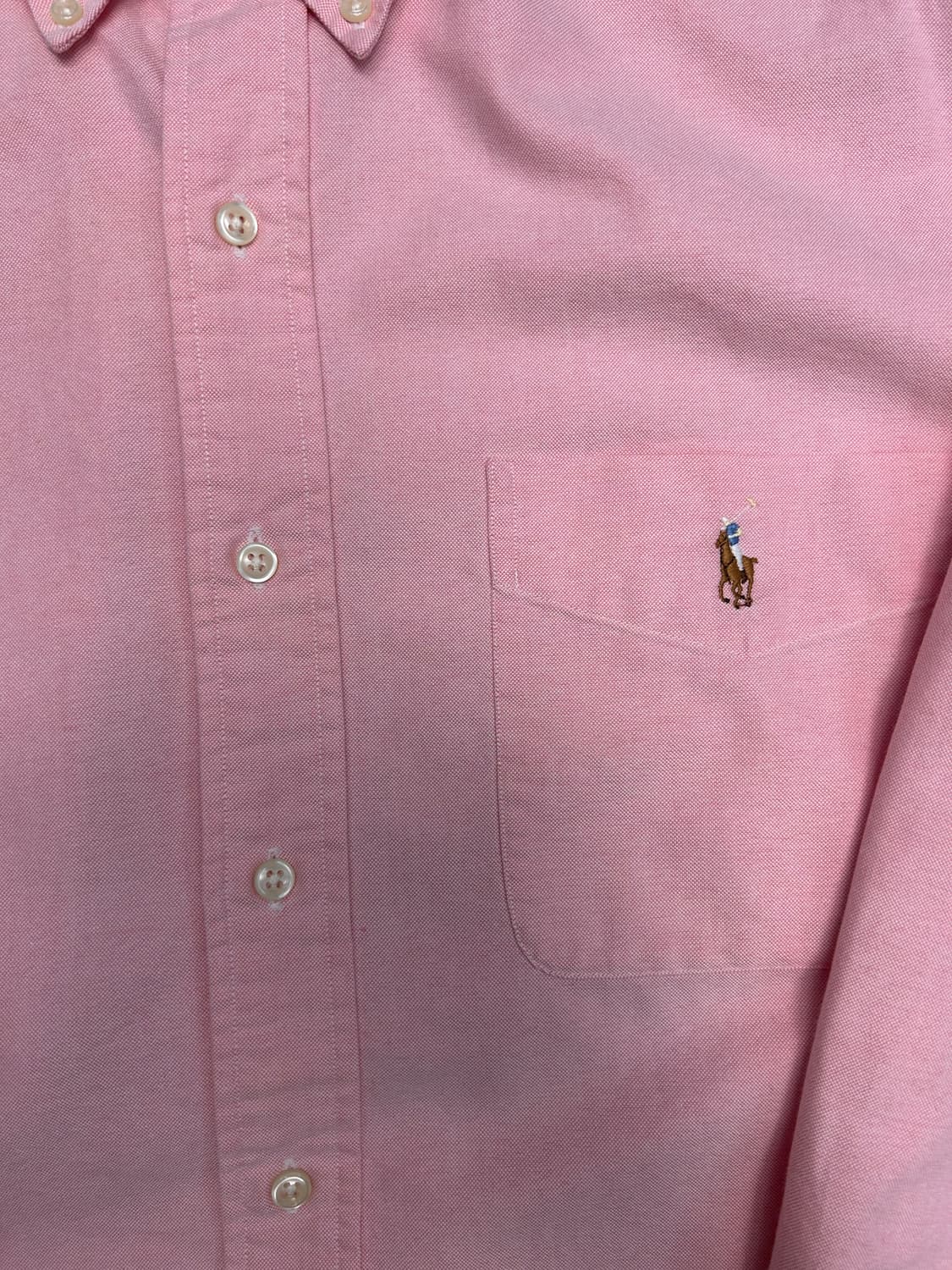폴로(Polo)랄프로렌 핑크 옥스포드 셔츠 상품이미지2