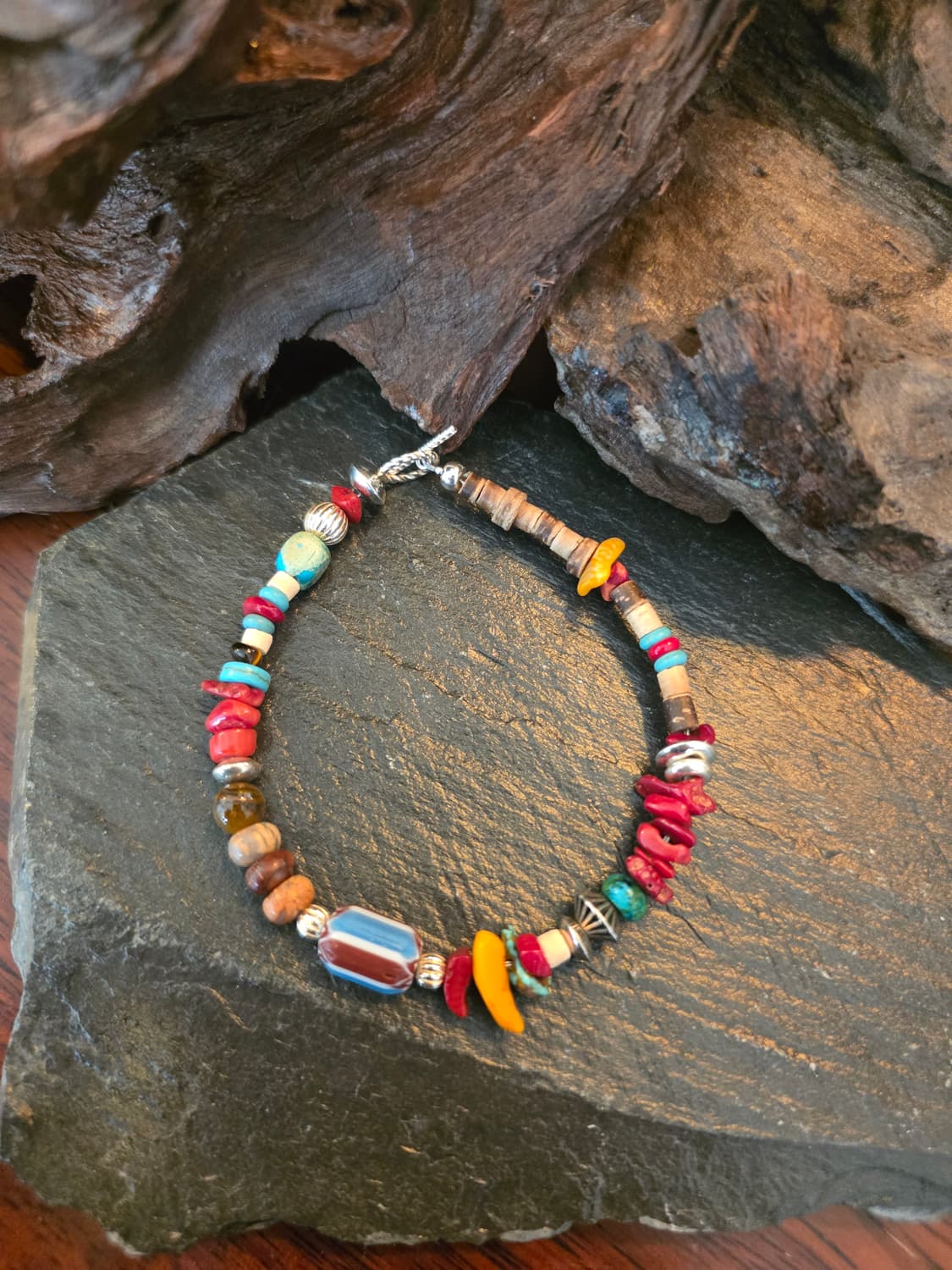 3cross REDTRAIL silver/stone bracelet 상품이미지1