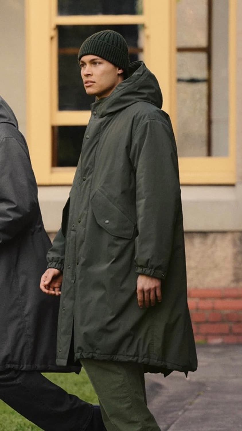 유니클로X엔지니어드가먼츠 후드코트 (카키 XL) 상품이미지2