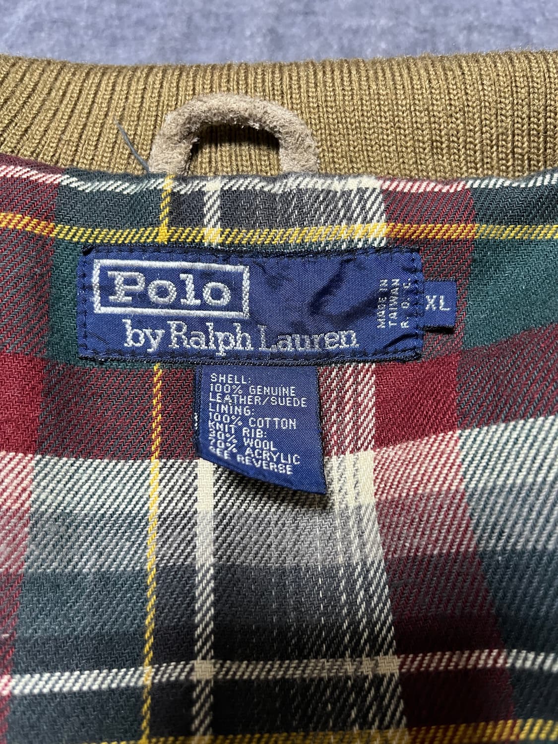 폴로 랄프로렌 90s 스웨이드 바라쿠타 해링턴 이종원 자켓 상품이미지7